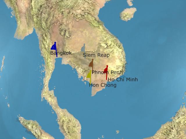 Destinationen in Asien