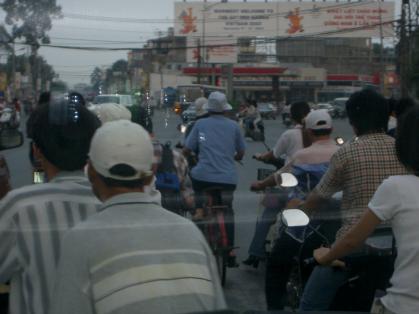 Rote Ampel in Saigon